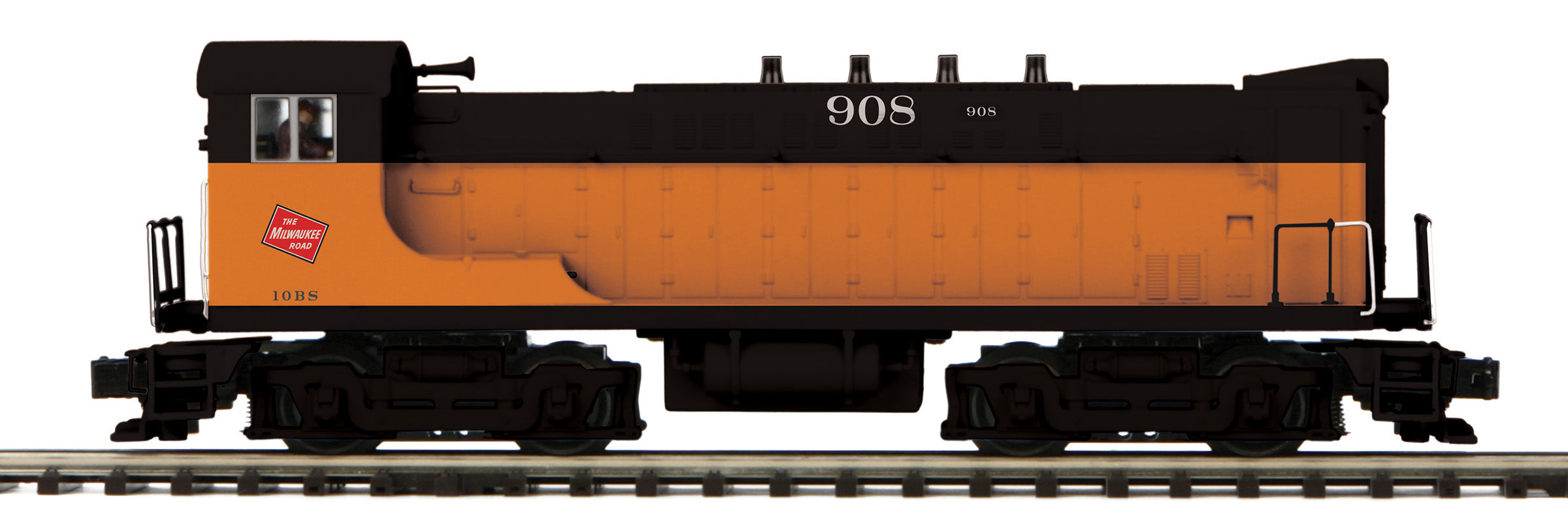 MTH 20-21654-1 - VO 1000 Diesel Engine "Milwaukee Road" w/ PS3 #908 - Custom Run for MrMuffin'sTrains