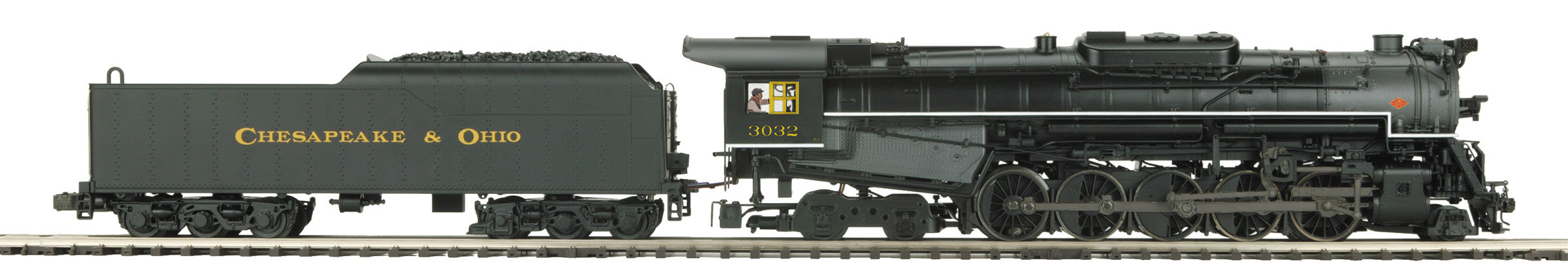 MTH 20-3850-1 - T1 2-10-4 Steam Engine "Chesapeake & Ohio" #3032 w/ PS3