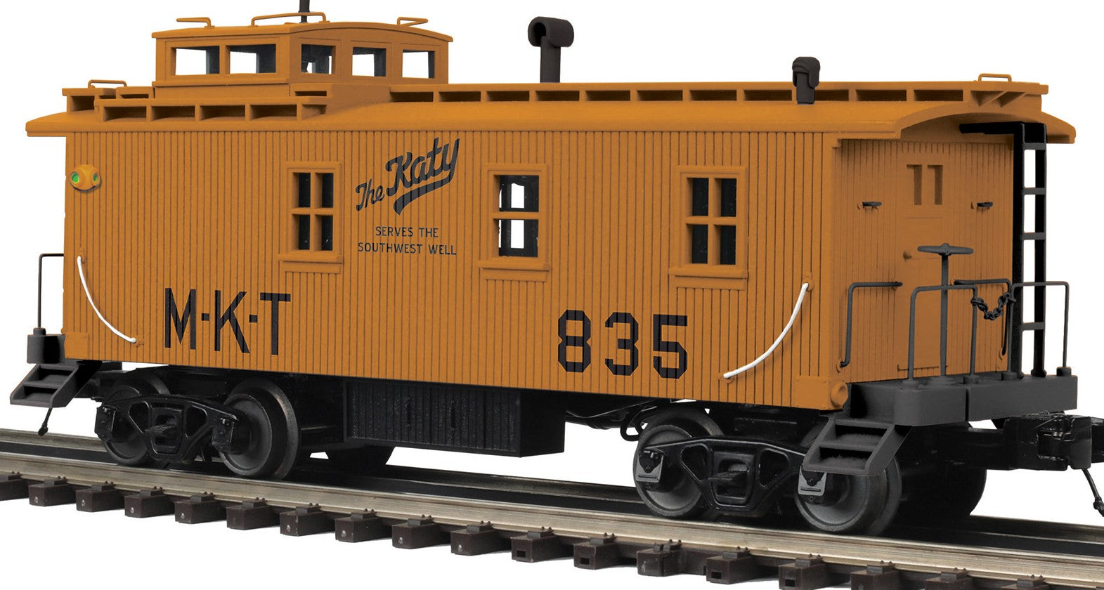 MTH 20-91806 - 35' Woodside Caboose "MKT" #835 - Custom Run for MrMuffin'sTrains