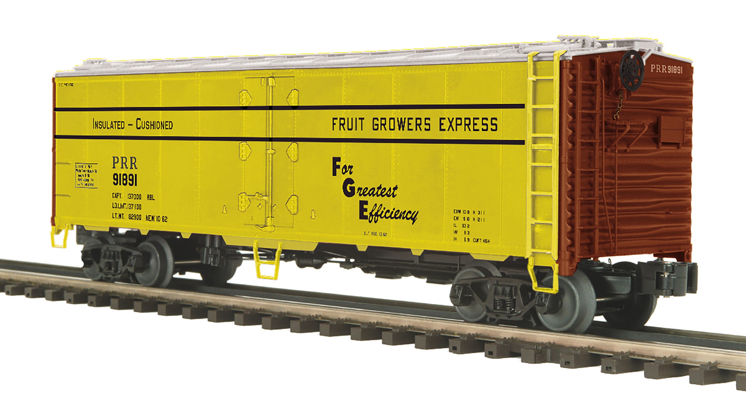MTH 20-94582 - 40' Steel Sided Reefer Car "Pennsylvania"
