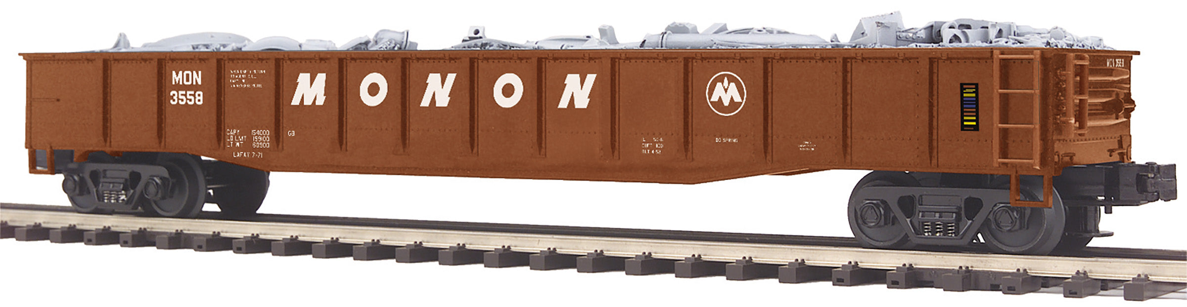 MTH 20-95602 - Gondola Car "Monon" w/ Junk Load #3558 - Custom Run for MrMuffin'sTrains