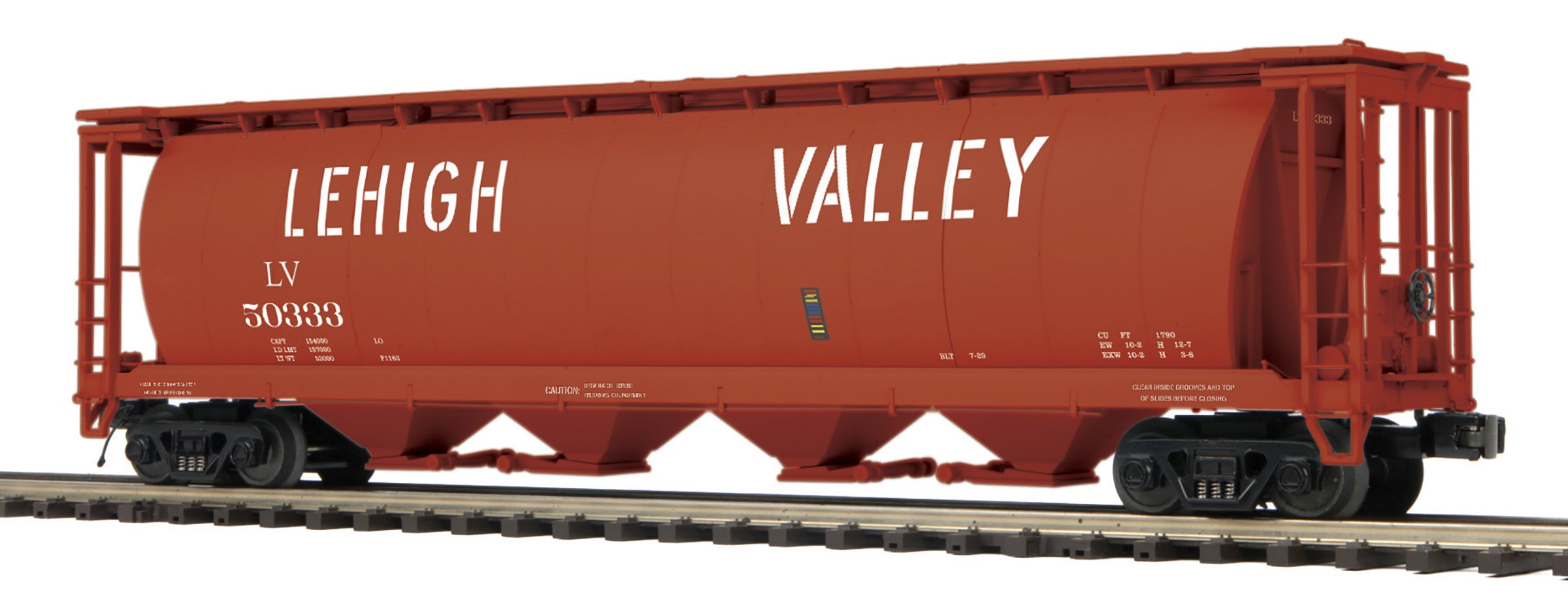 MTH 20-99060 - 100 Ton Hopper Car "Lehigh Valley" #50333 - Custom Run for MrMuffin'sTrains