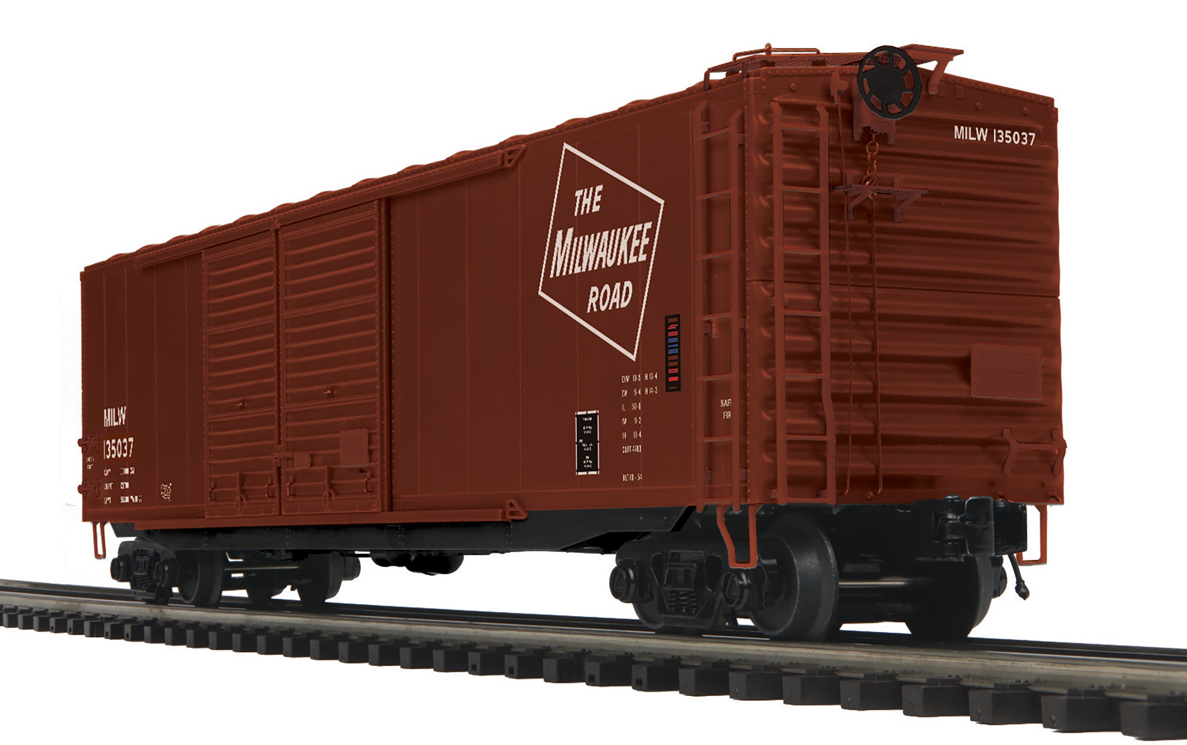 MTH 20-99312 - 50' PS-1 Double Door Box Car "Milwaukee Road" #135037 - Custom Run for MrMuffin'sTrains