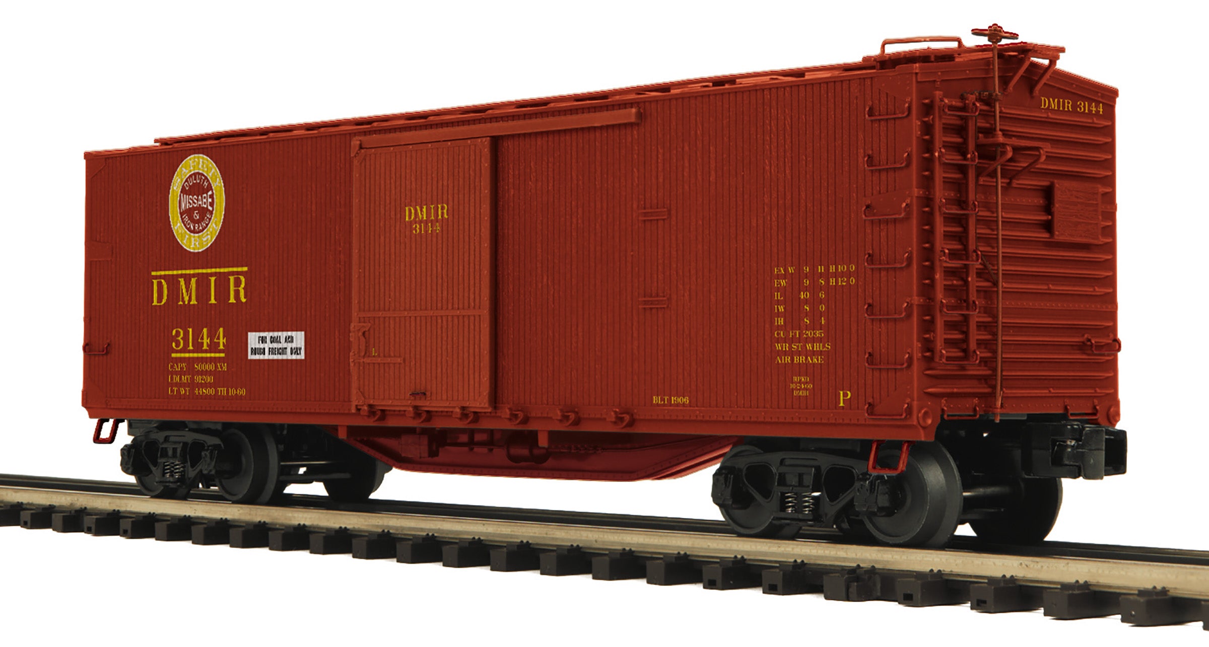 MTH 20-99349 - 40' Double Sheathed Box Car "Duluth Missabe & Iron Range" #3144 - Custom Run for MrMuffin'sTrains