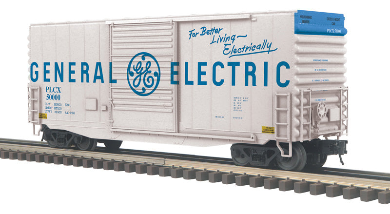 Atlas O 2001130 - Trainman - 40' Hy-Cube Box Car "General Electric"