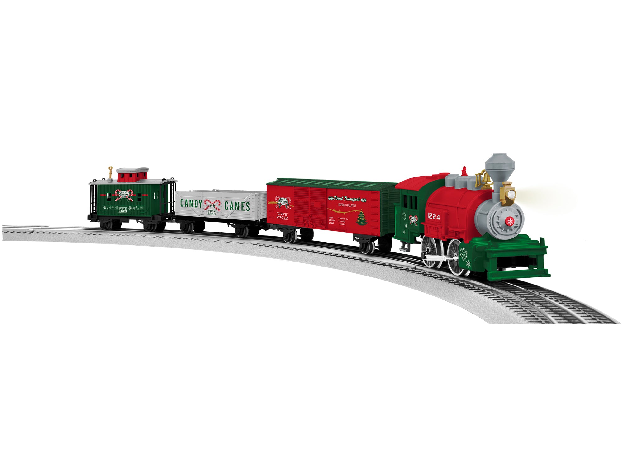 Lionel 2023070 - LionChief Lionel Junction "North Pole Central" Freight Set w/ Illuminated track