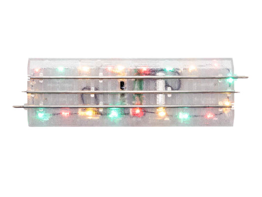 Lionel 2025010 - FasTrack - Lighted - 10" Straight Track (4-Pack) - MrMuffin'sTrains