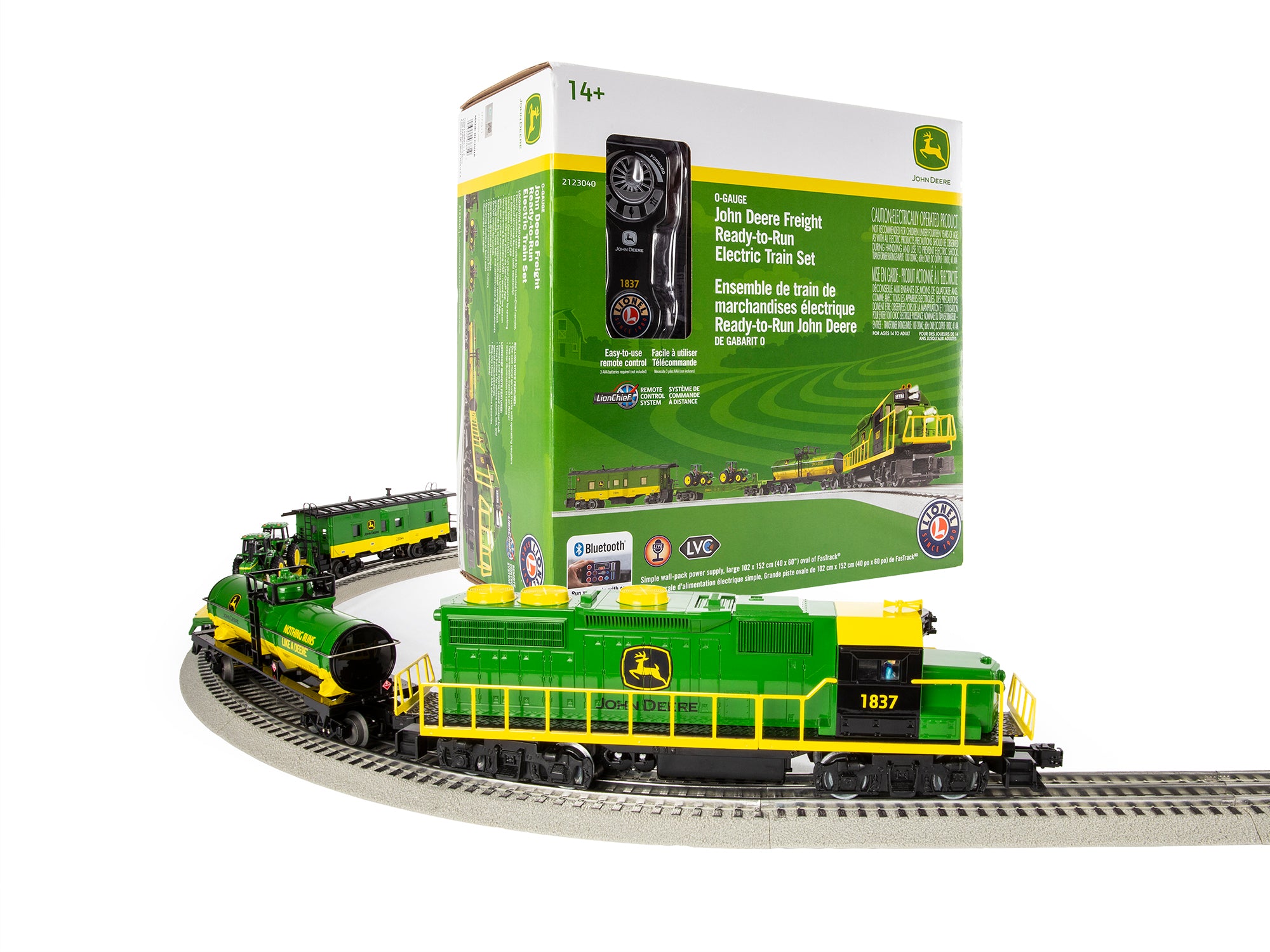 Lionel 2123040 - LionChief GP38 Freight "John Deere" Set