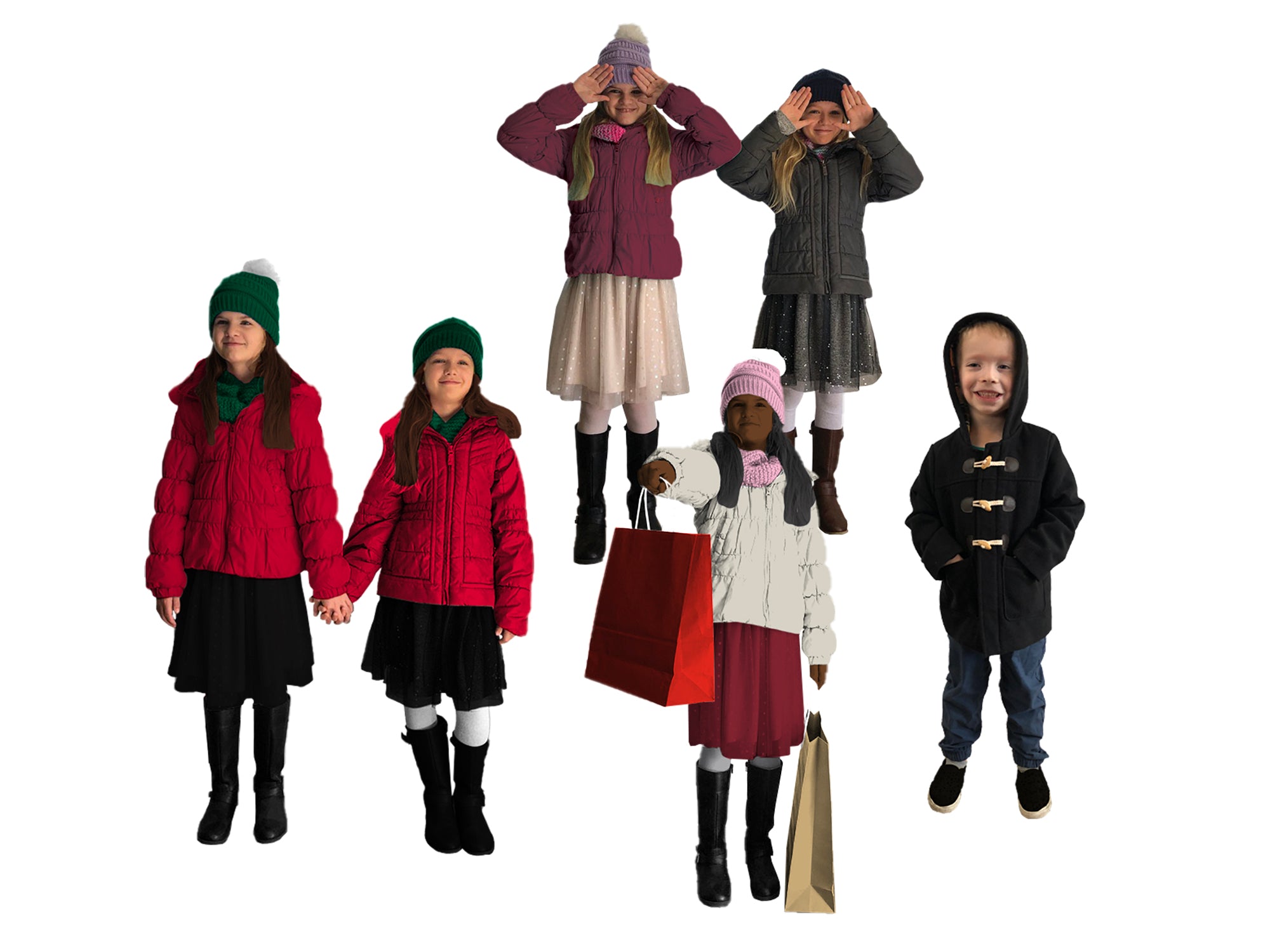 Lionel 2130120 - Figures "Window Shopping Children" (6-Pack)