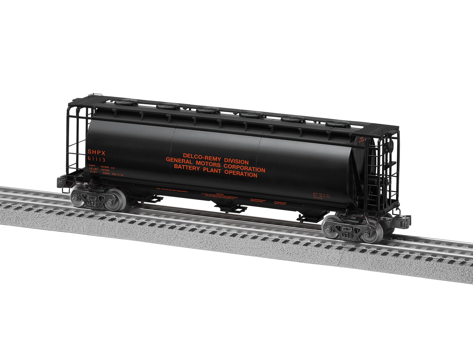 Lionel 2226120 - Cylindrical Covered Hopper Car "General Motors" #61113