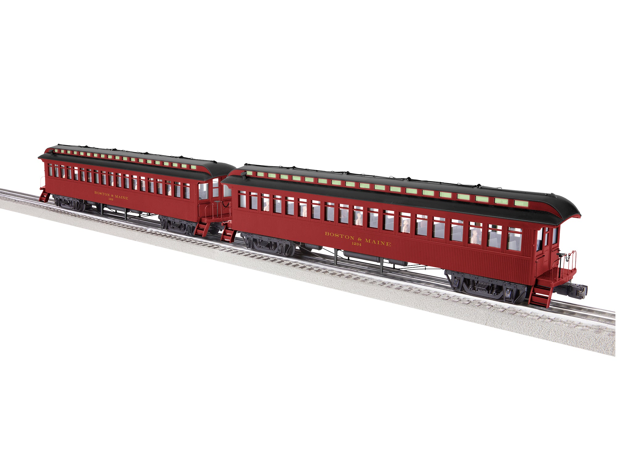 Lionel 2227090 - Wood Coach "Boston & Maine" (2-Car) Set 1