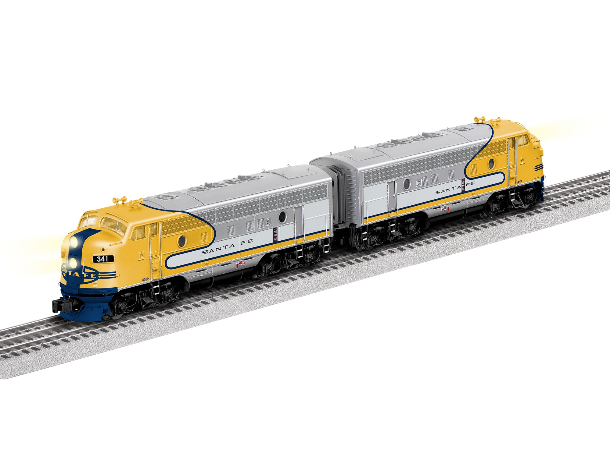 Lionel 2233810 - Legacy F7 AA Set Diesel Locomotive "Santa Fe" #341, #344