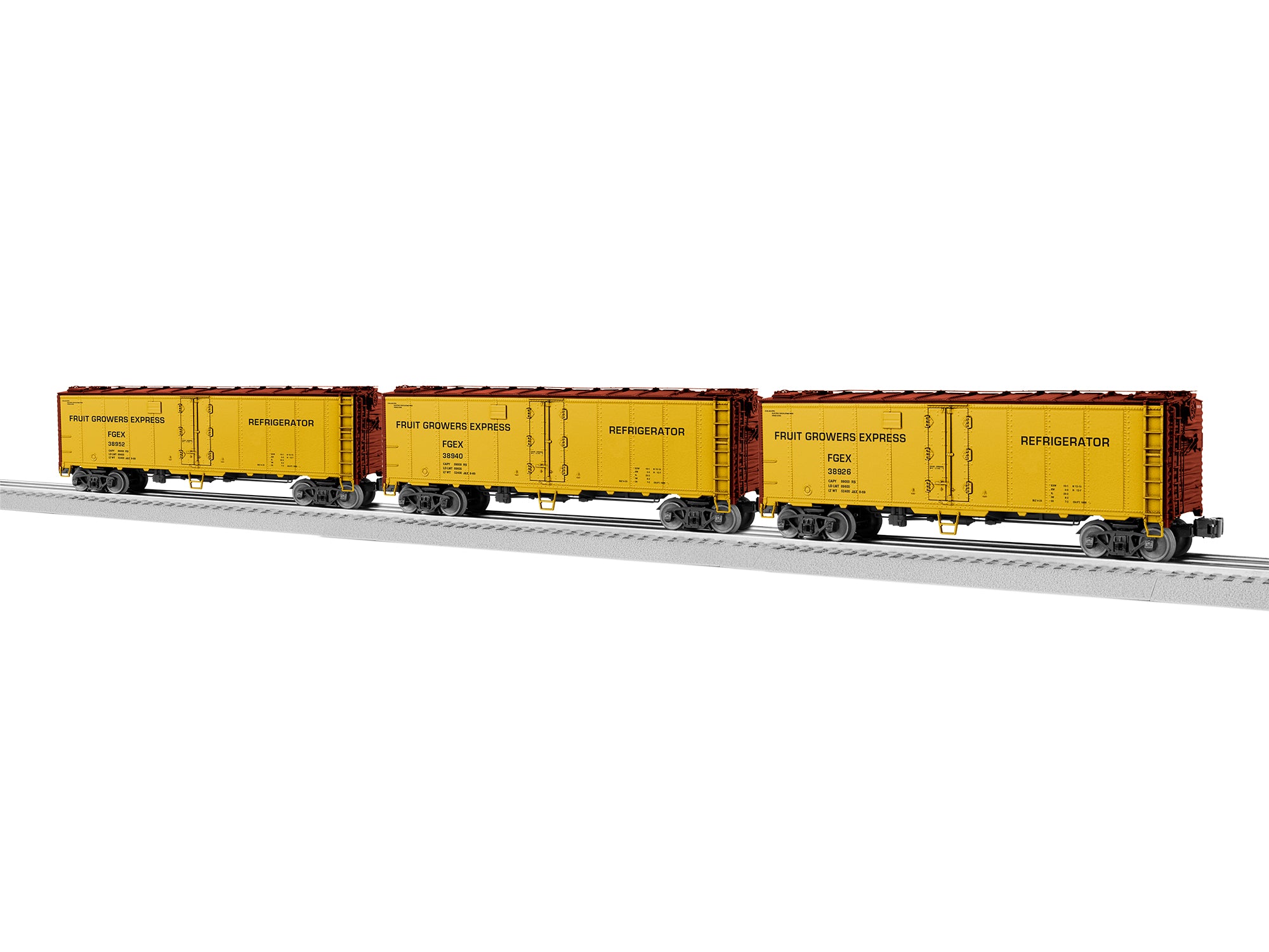 Lionel 2326310 - Vision Line "Fruit Growers Express" Reefer Car Set (3-Car)