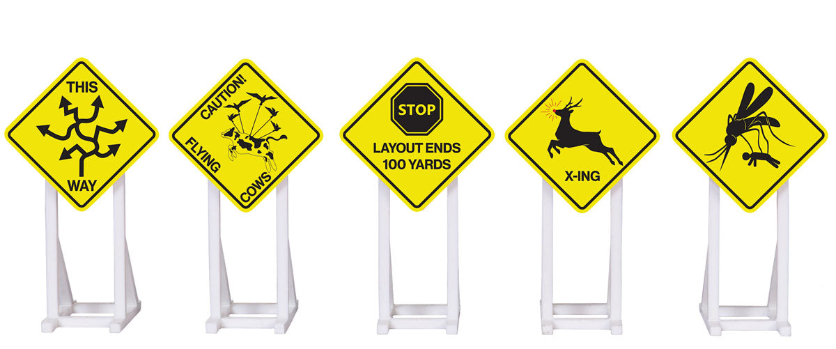 Lionel 2330010 - Unique Railroad Signs (5-Pack) Set #2