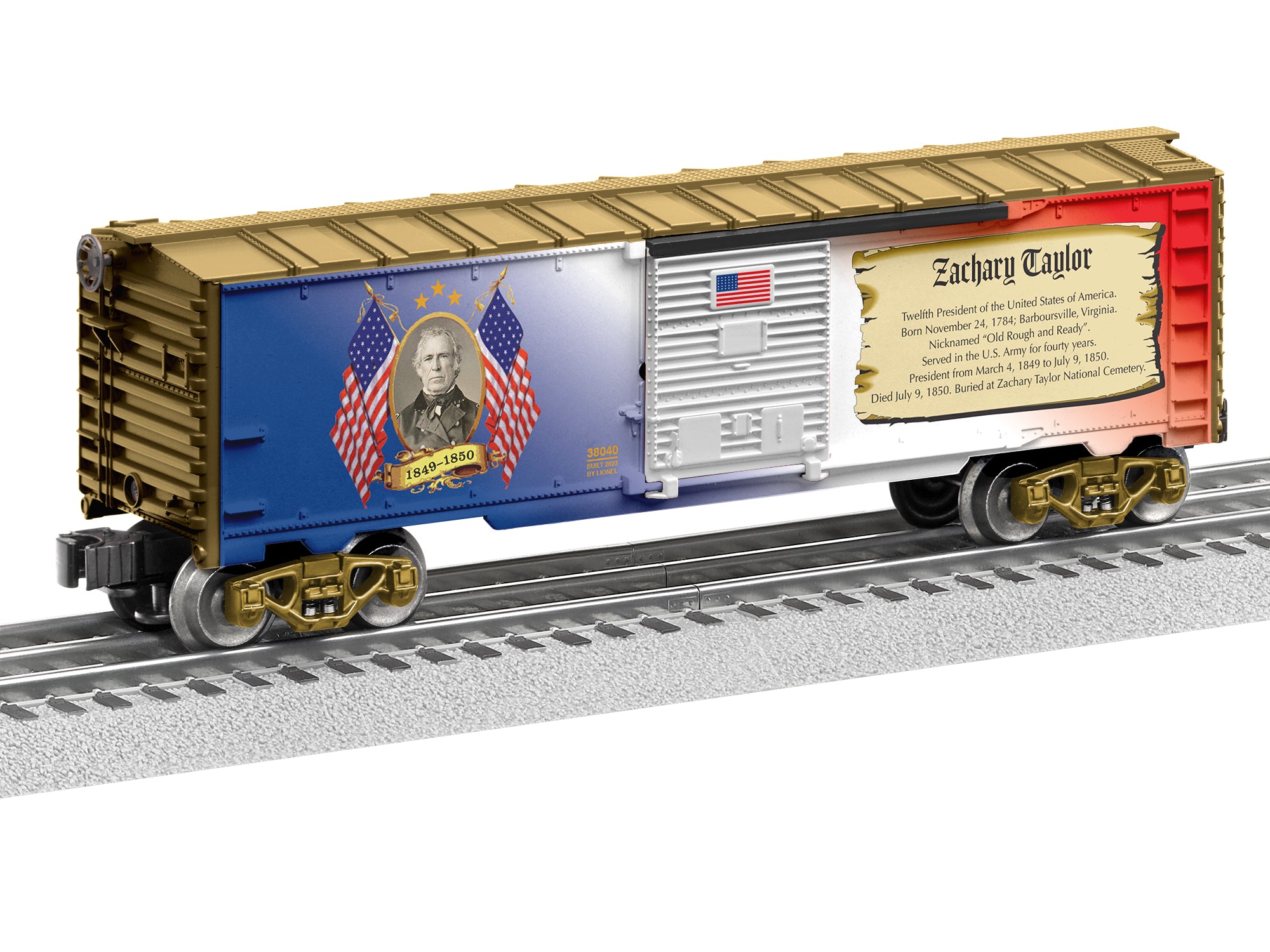 Lionel 2338040 - Presidents of the US Boxcar "Zachary Taylor"