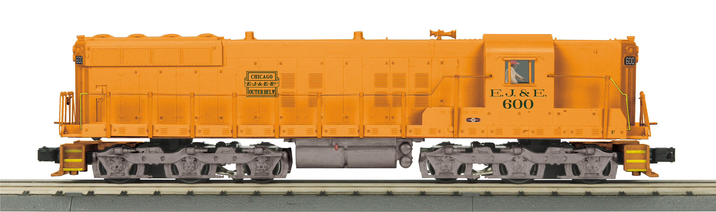MTH 30-21368-1 - SD-9 Diesel Engine "Elgin, Joliet & Eastern" w/ PS3 #605 - Custom run for MrMuffin'sTrains