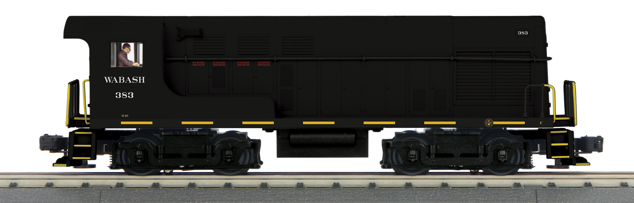 MTH 30-21021-1 - FM H10-44 Diesel Engine "Wabash" #383 w/ PS3 - Custom Run for MrMuffin'sTrains