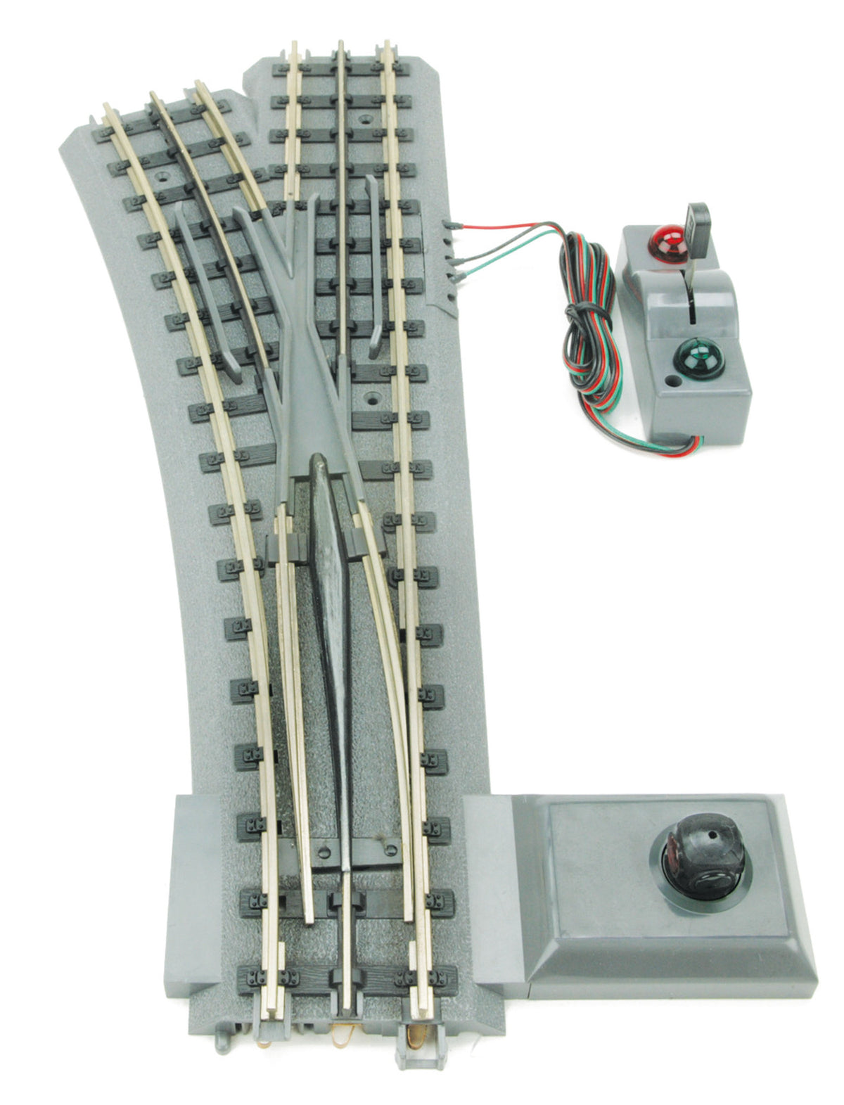 MTH 40-1021 - RealTrax - O-72 Switch Track (LH) - MrMuffin'sTrains
