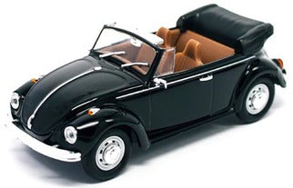 Lucky Die Cast 43220 - 1972 Volkswagen Beetle Roof Top (Black) 1/43 Diecast Car