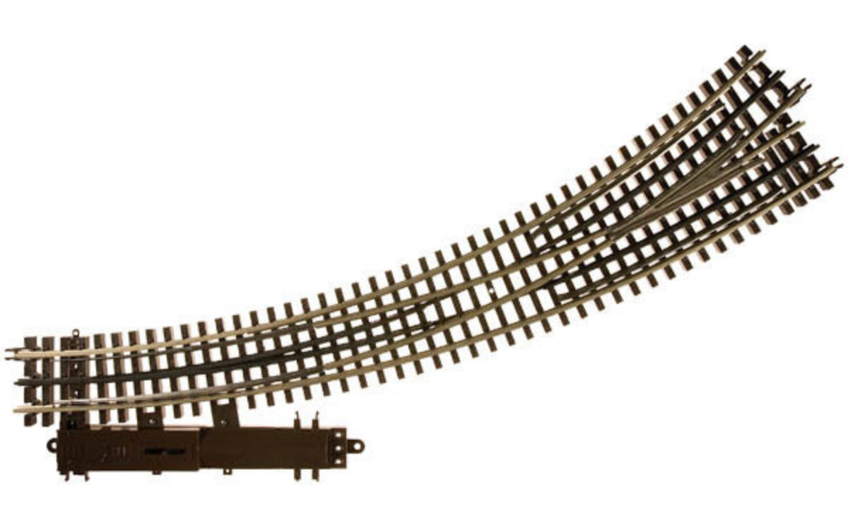 Atlas O 6077 - O-72/O-54 Curved Switch Track (Left) - MrMuffin'sTrains