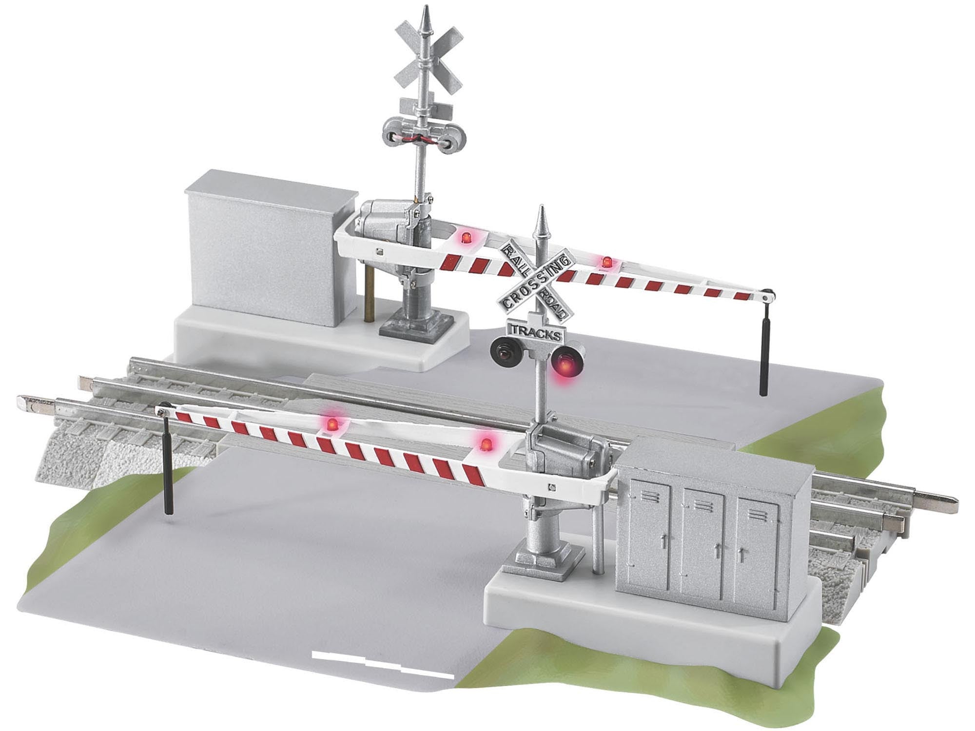 Lionel 6-12062 - FasTrack - Grade Crossing w/ Gates and Flashers