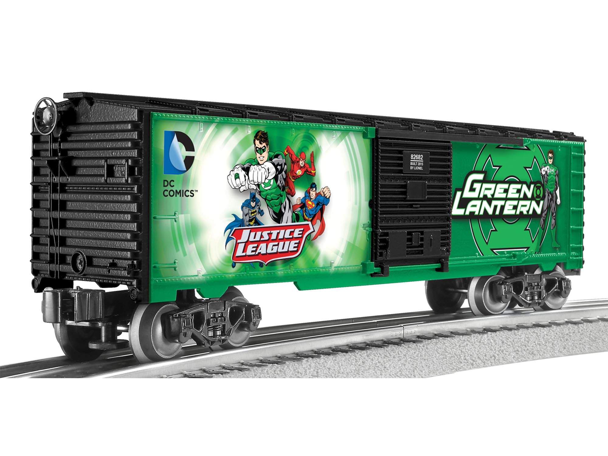 Lionel 6-82684 - DC Comics - Justice League Boxcar "Superman / Green Lantern" (2-Car)
