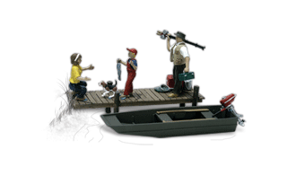 Woodland Scenics A2756 - Family Fishing - MrMuffin'sTrains
