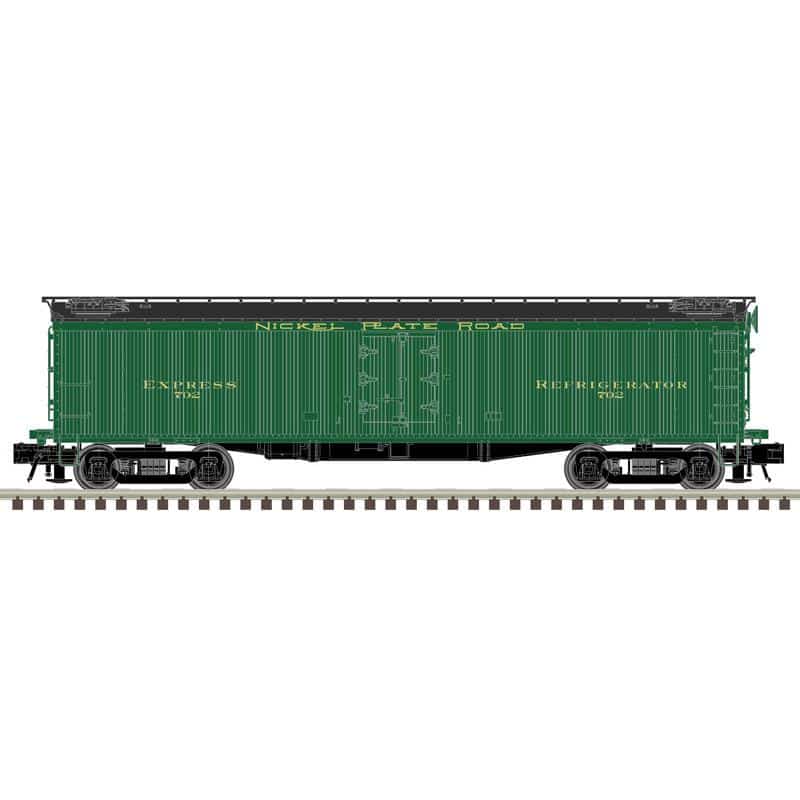 Atlas O 3001037 - 53' 6" Wood Express Reefer Car "Nickel Plate Road"