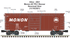 Atlas O 3001855S - Premier - 40’ PS-1 Boxcar "Monon" - Custom Run for MrMuffin'sTrains