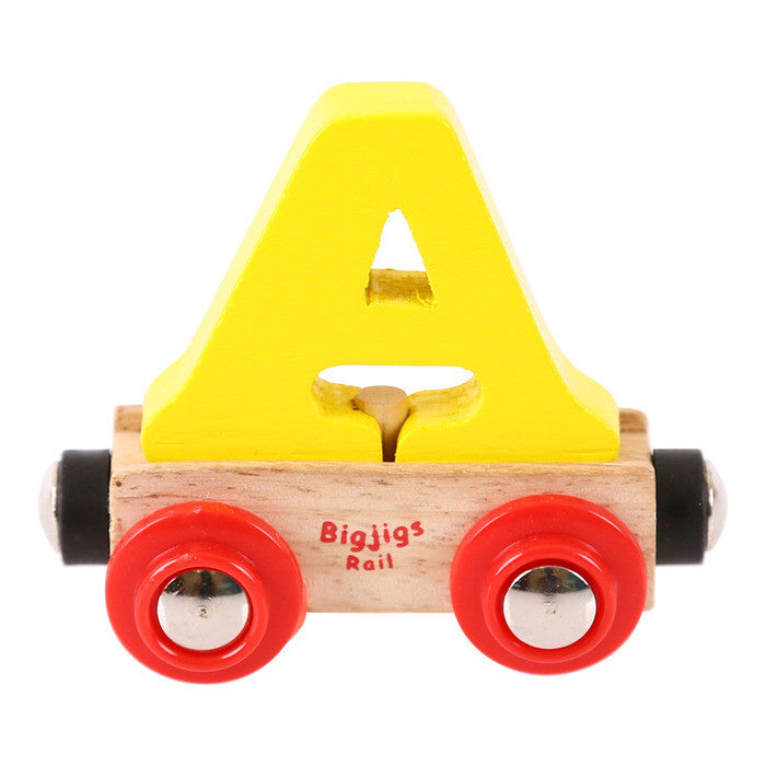 BigJigs BR101 - Rail Name Letter A (Colors Vary) - MrMuffin'sTrains
