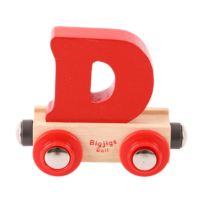 BigJigs BR104 - Rail Name Letter D (Colors Vary)