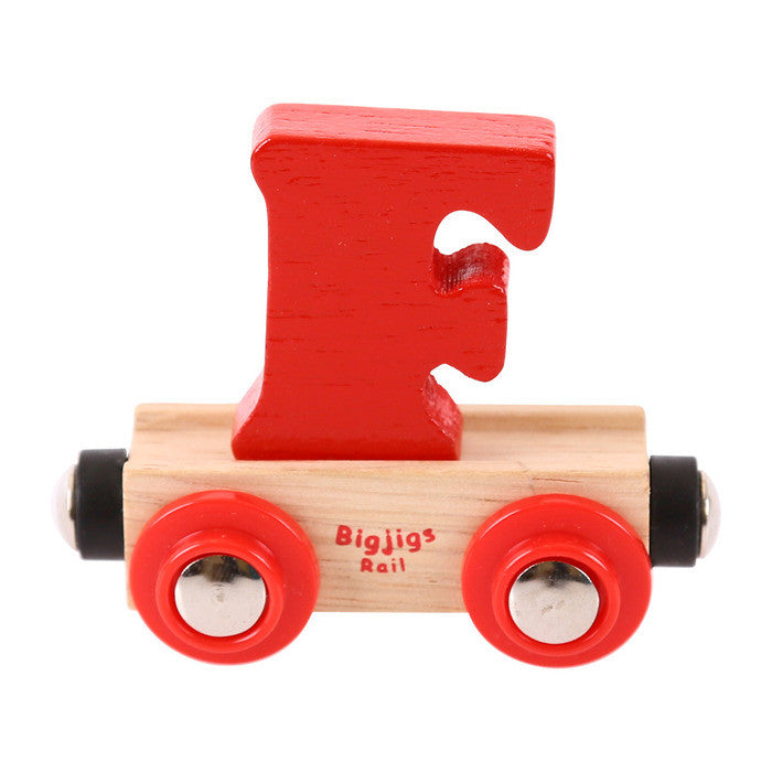 BigJigs BR106 - Rail Name Letter F (Colors Vary) - MrMuffin'sTrains