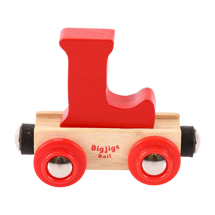 BigJigs BR112 - Rail Name Letter L (Colors Vary) - MrMuffin'sTrains
