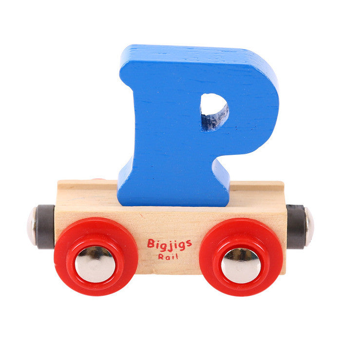 BigJigs BR116 - Rail Name Letter P (Colors Vary) - MrMuffin'sTrains