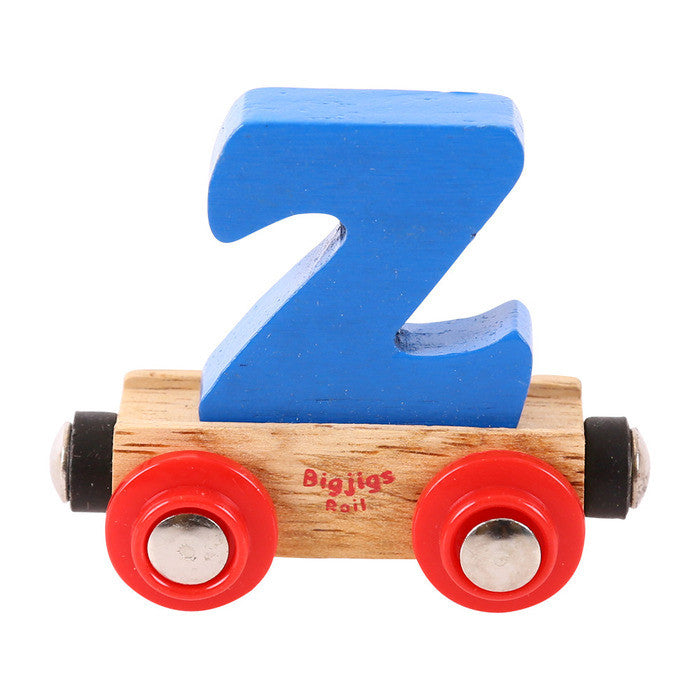 BigJigs BR126 - Rail Name Letter Z (Colors Vary) - MrMuffin'sTrains