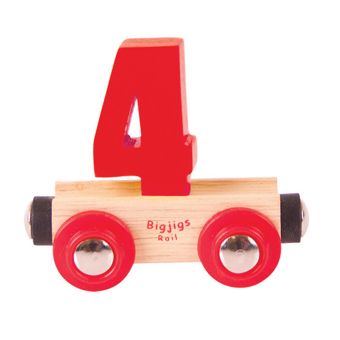 BigJigs BR134 - Rail Name No.4 (Colors Vary) - MrMuffin'sTrains