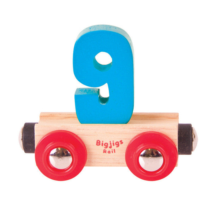 BigJigs BR139 - Rail Name No.9 (Colors Vary) - MrMuffin'sTrains