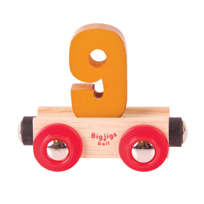 BigJigs BR139 - Rail Name No.9 (Colors Vary) - MrMuffin'sTrains