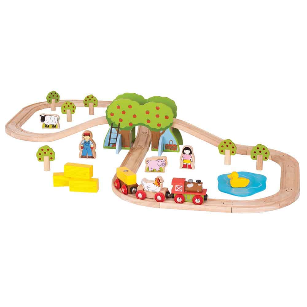 BigJigs BJT036 - Farm Train Set 