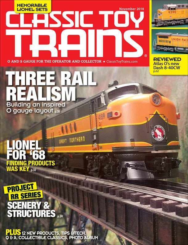 Classic Toy Trains Magazine Issue 08 2018 - Main Image