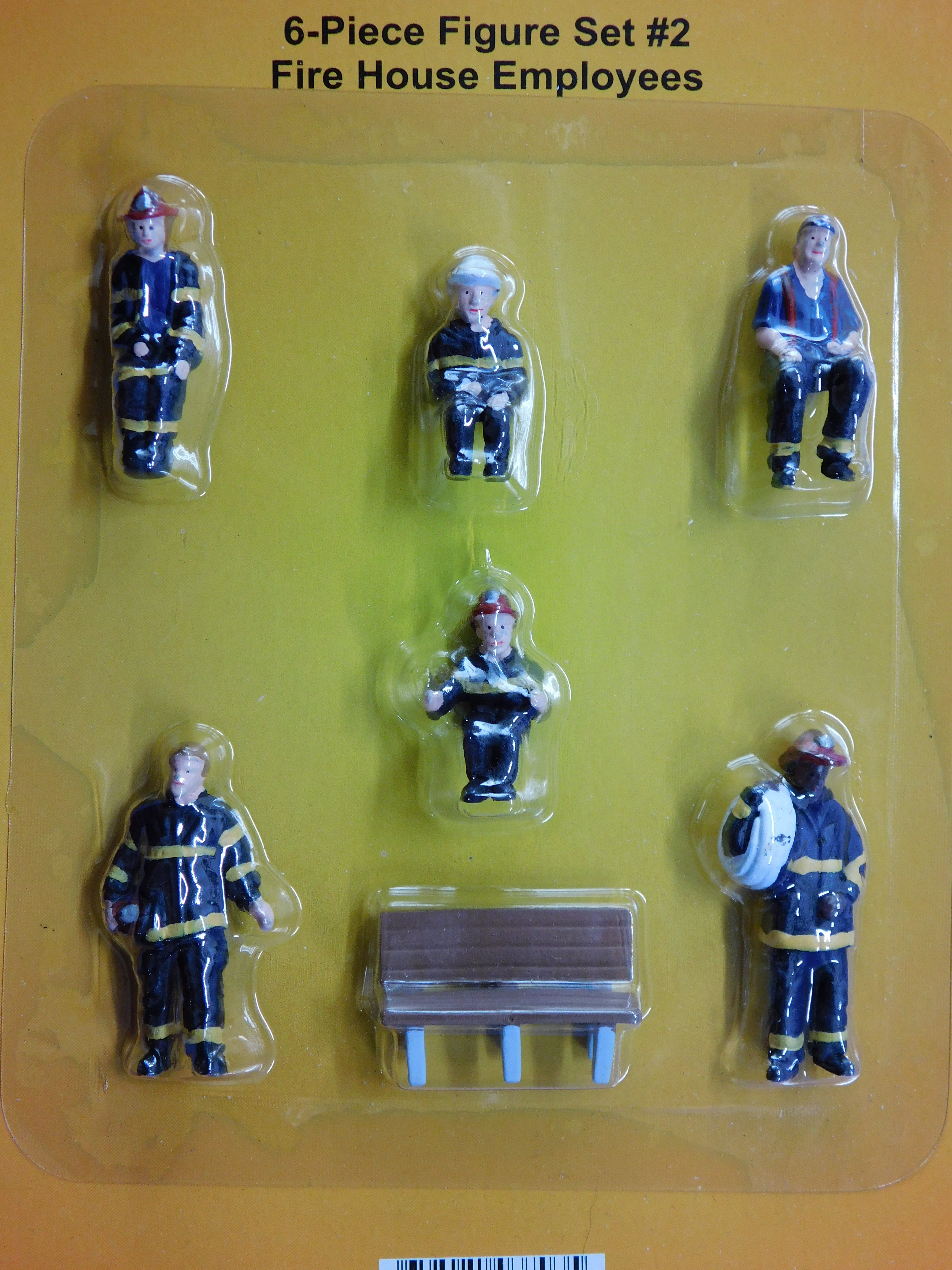 MTH 30-11046 - Fire House Employees - Figure Set #2 (6-Piece)