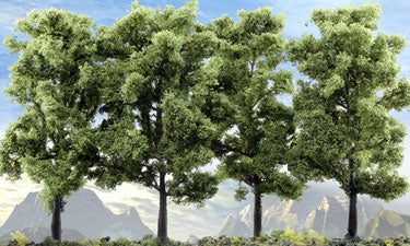 Scenic Express HK1763 - 7" Hardwood Maple Tree Assortment (4 Pack)