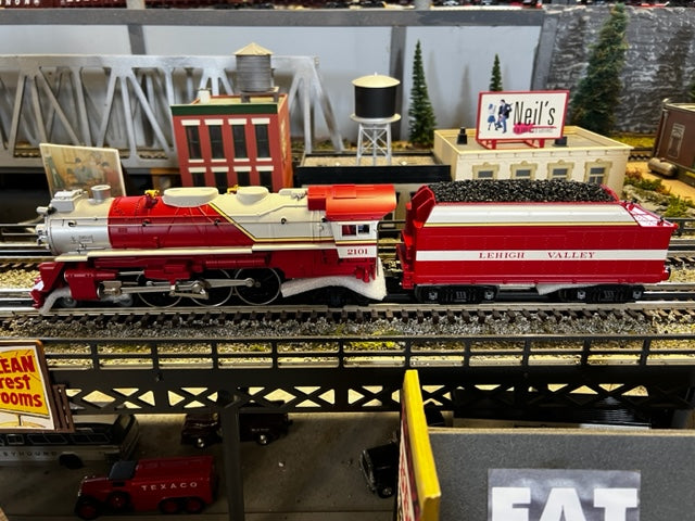 Lionel 2232120 - LionChief+ 2.0 Pacific Steam Locomotive "Lehigh Valley" #2101