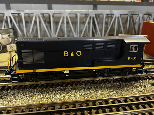 MTH 30-21036-1 - RailKing - FM H10-44 Diesel Engine "Baltimore & Ohio" #9709 w/ PS3 - Custom Run for MrMuffin'sTrains - MrMuffin'sTrains