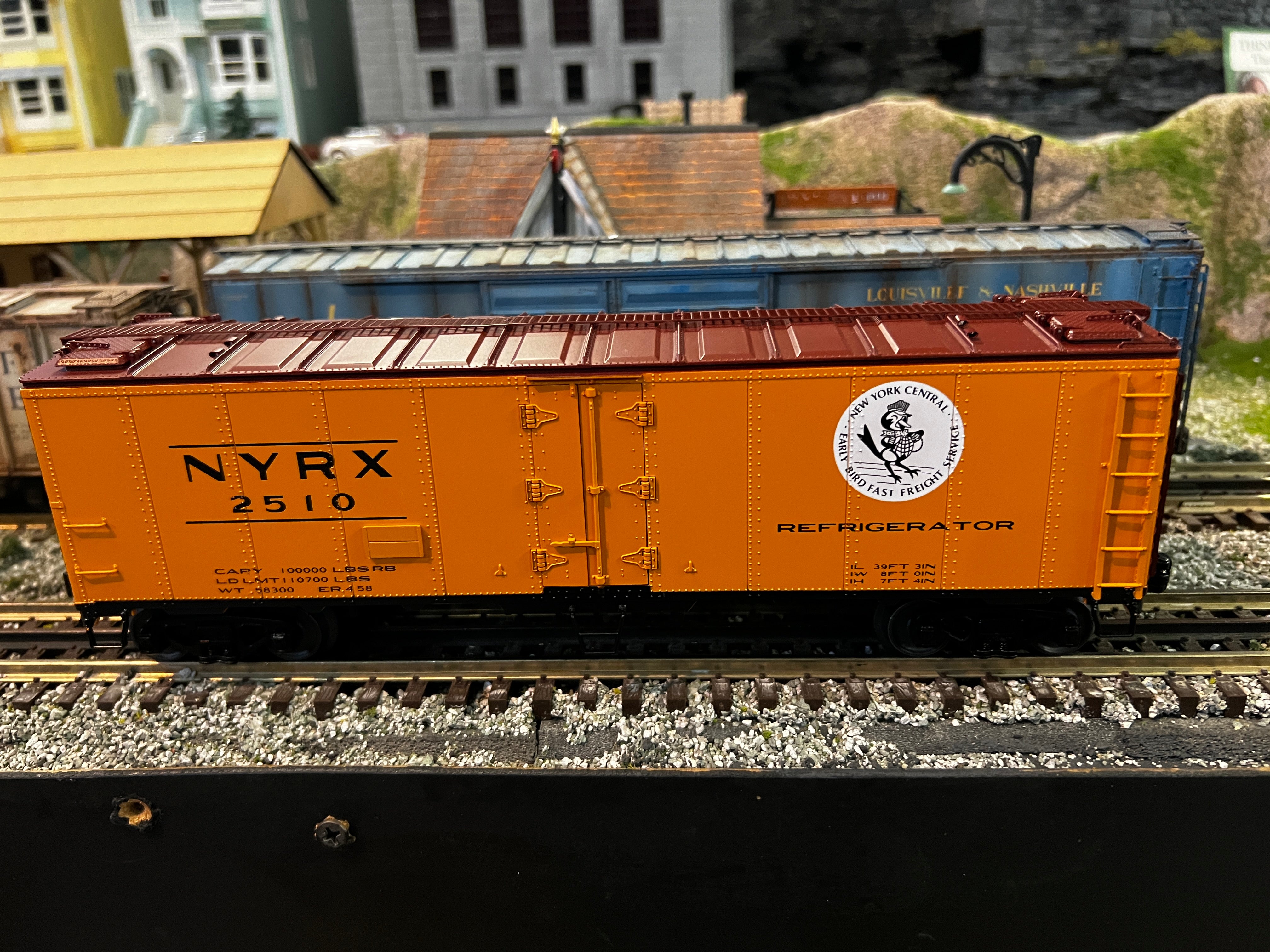 MTH 20-94593 - 40' Steel Sided Reefer Car "New York Central" #2508 - Custom Run for MrMuffin'sTrains