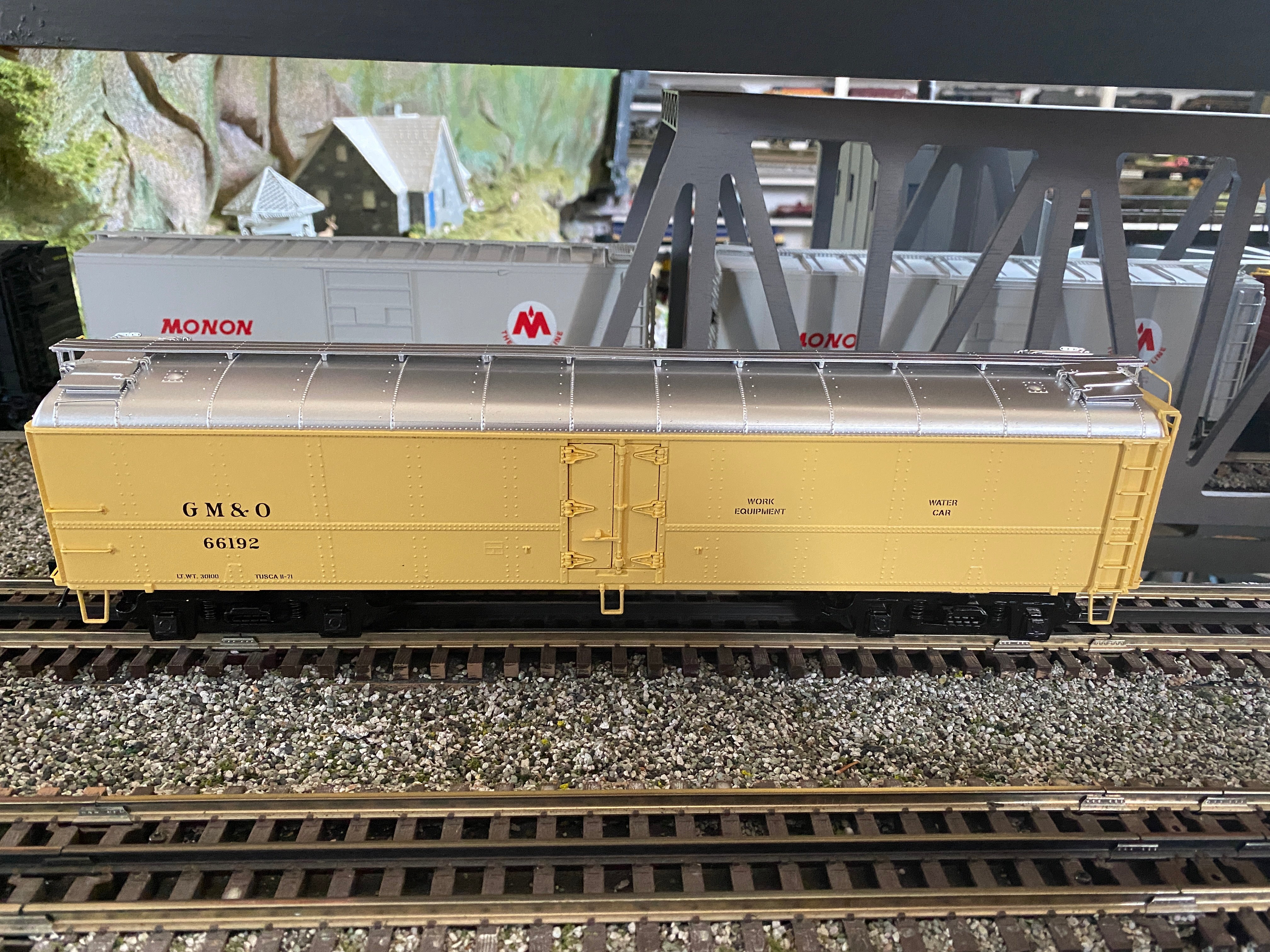 MTH 20-94553 - R50B Express Reefer Car "Gulf Mobile & Ohio" #66192 - Custom Run for MrMuffin'sTrains