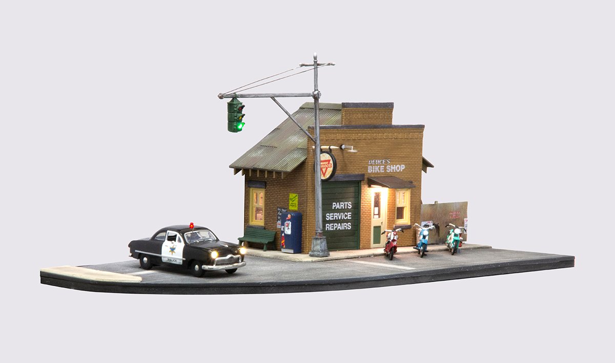 Woodland Scenic JP5666 - Mast Arm Traffic Lights - MrMuffin'sTrains