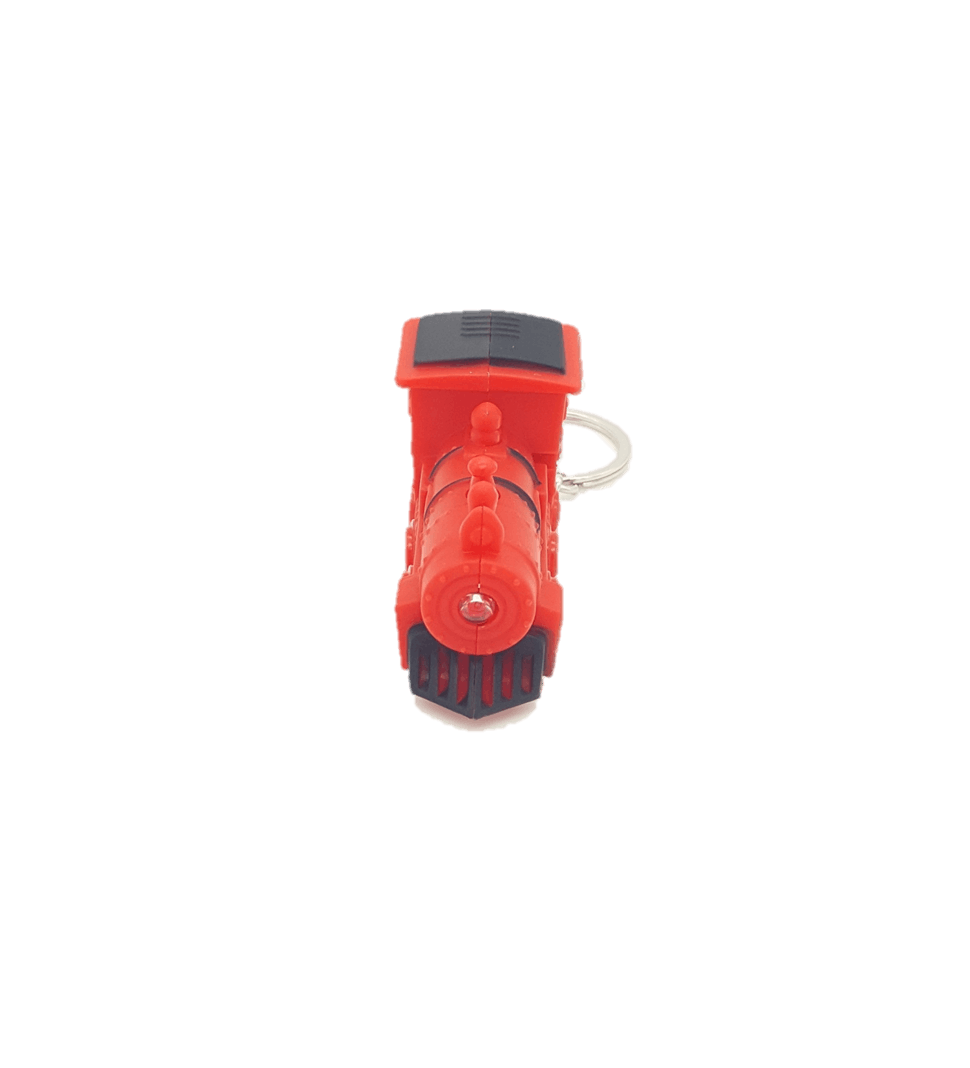Keychain - Steam Engine (Red) 