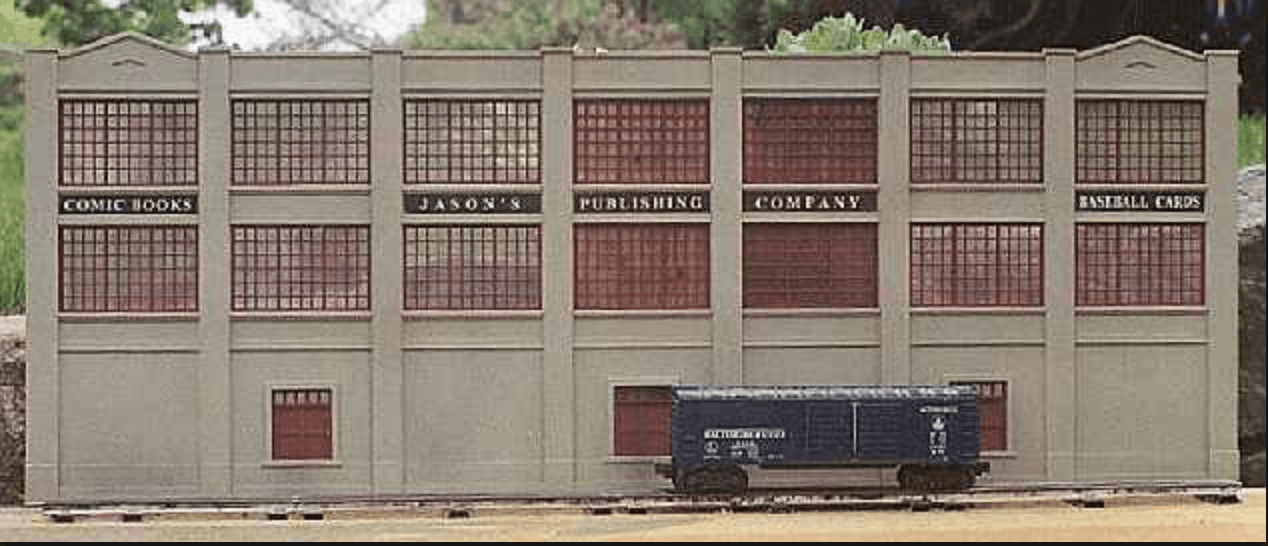 Korber Models #MRS1011X - O Scale - Kendall Manufacturing Background Extended Kit
