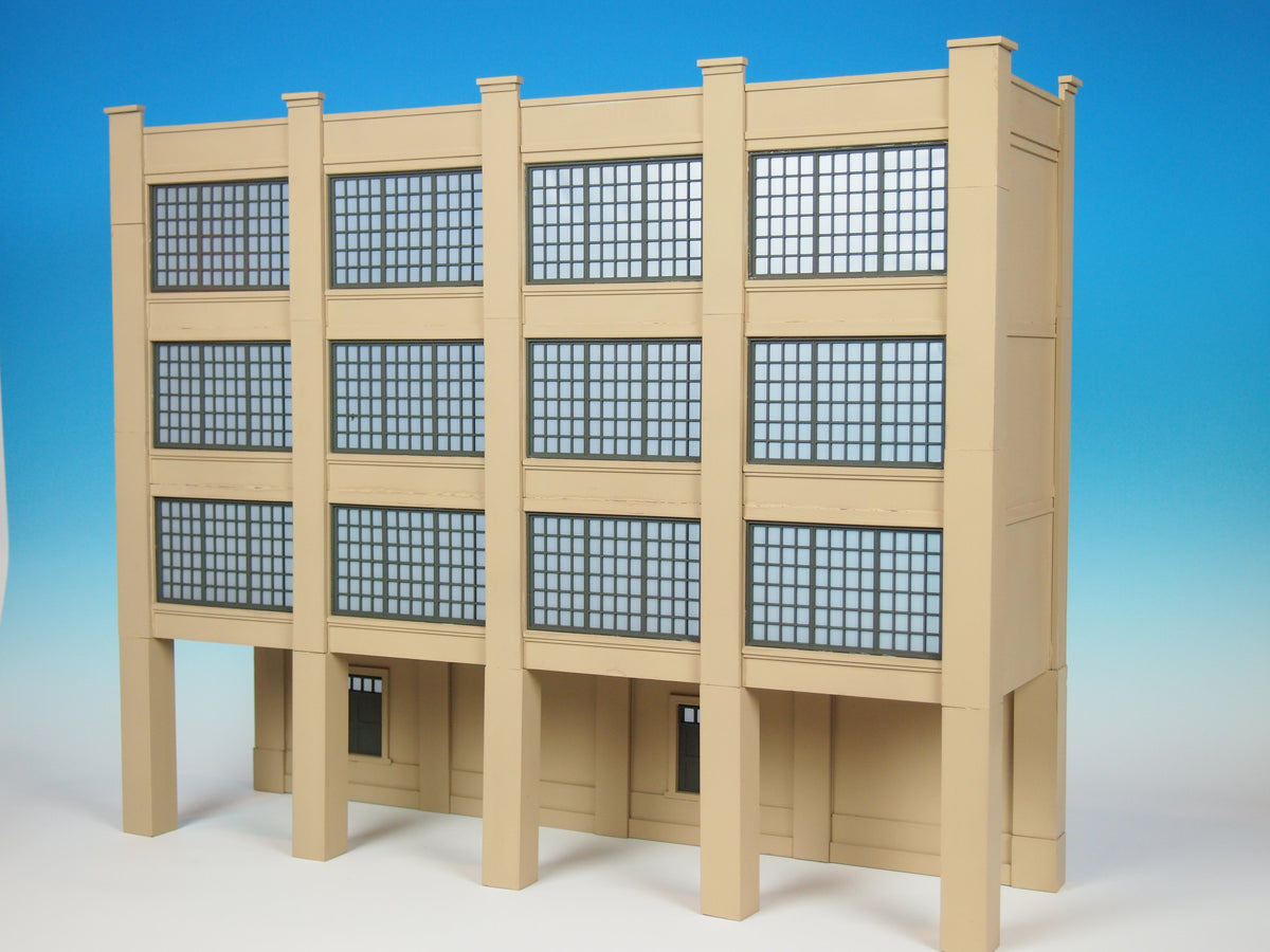 Korber Models #MRS2000 - O Scale - Ted’s Textiles Background Building Kit - MrMuffin'sTrains